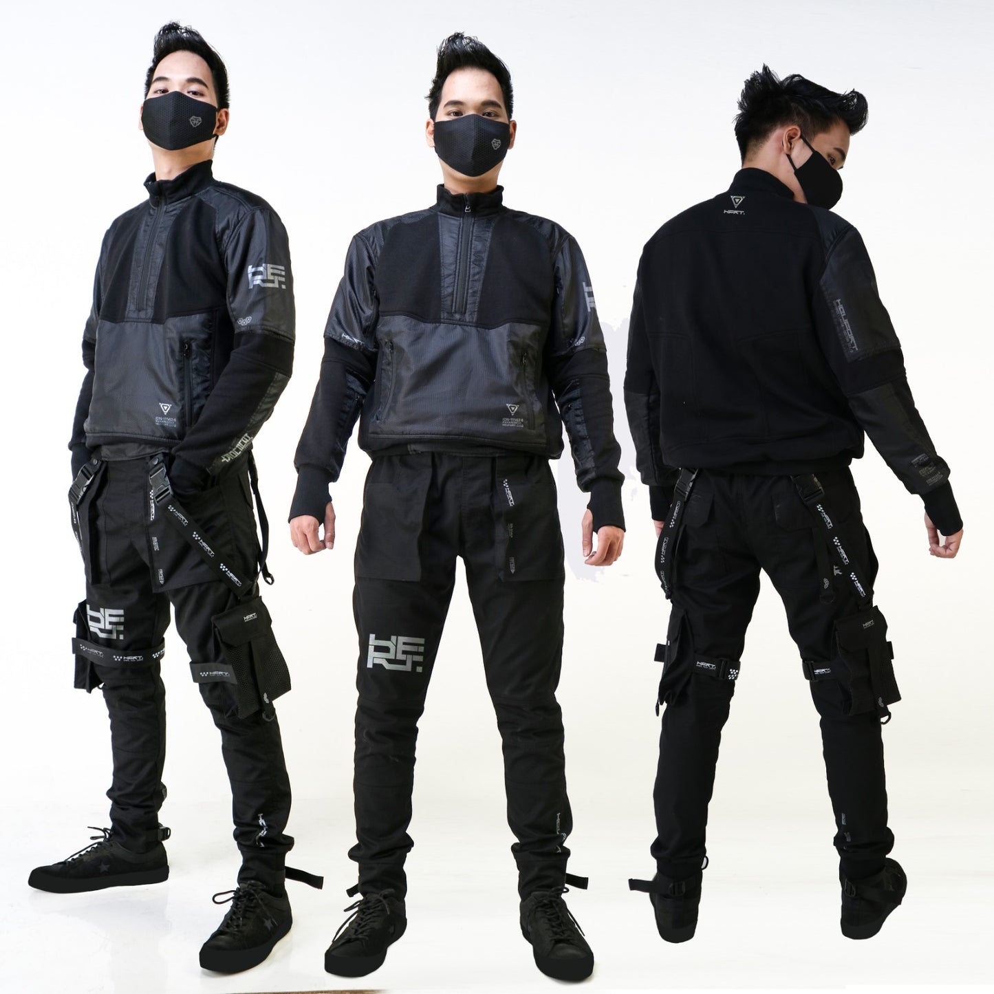 BLACK PHANTOM ALPHA PANT/ BPA.01.01_HF