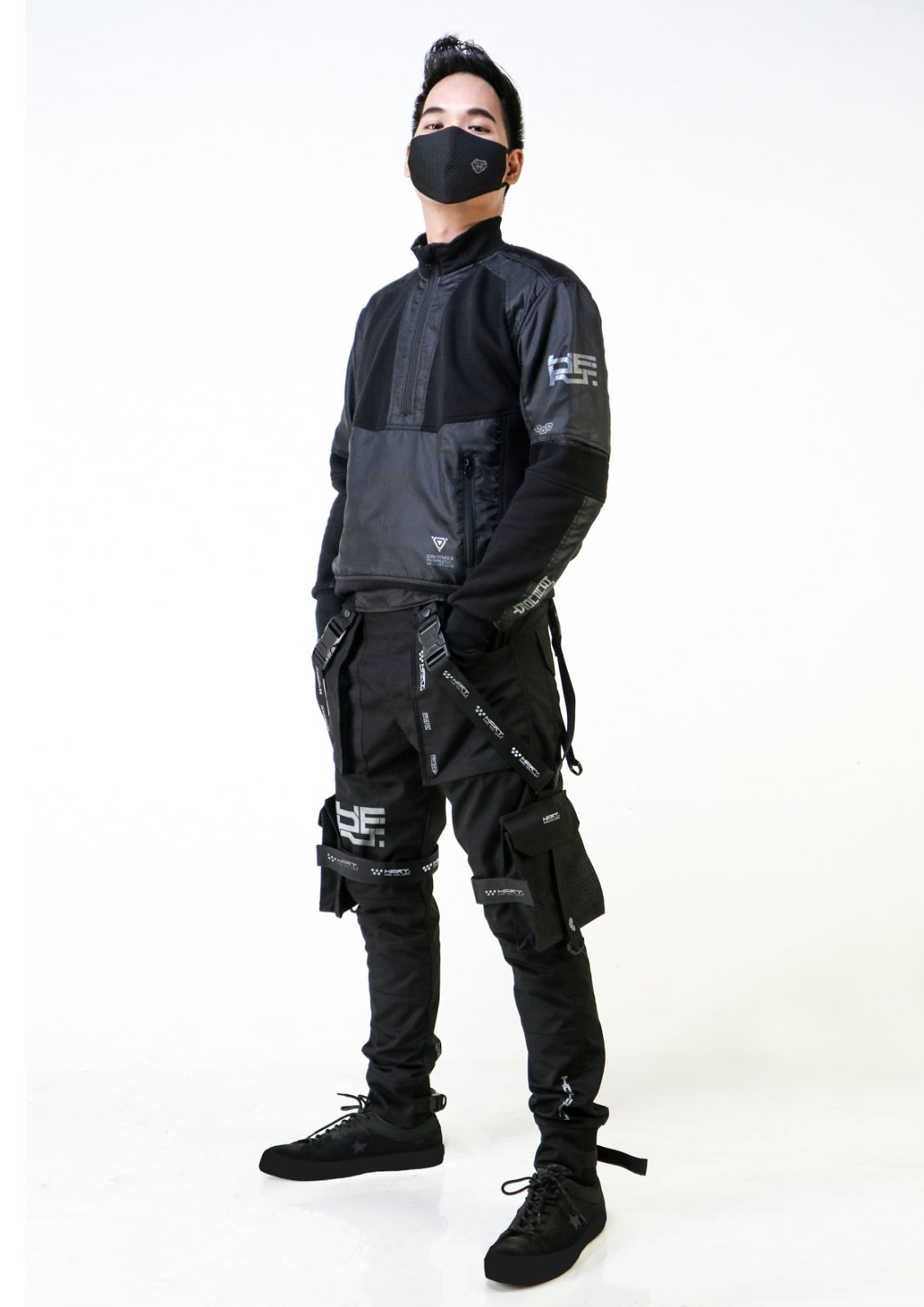 BLACK PHANTOM ALPHA PANT/ BPA.01.01_HF